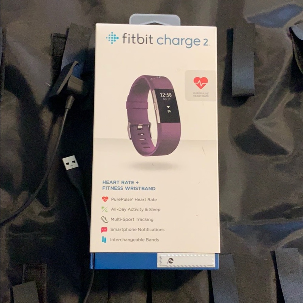 Fit Bit charge 2 with assorted wrist bands